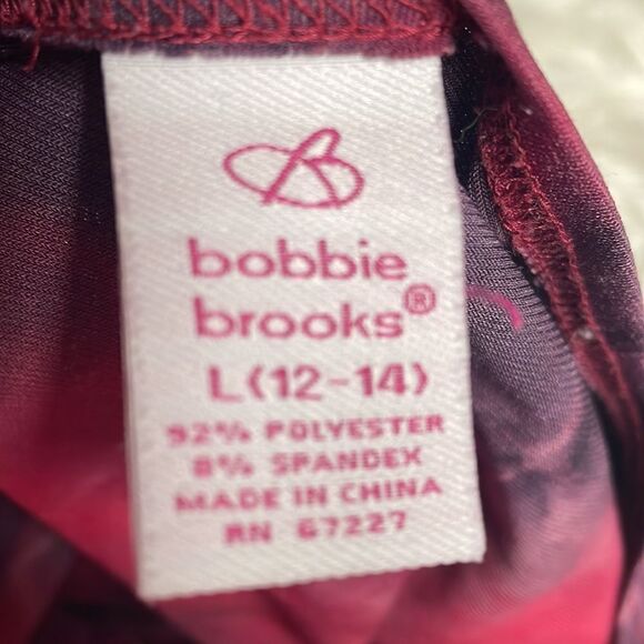 Bobbie Brooks Ladies Scoop Neck Top, Size 12-14, Red & Purple - Picture 6 of 6
